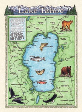 Lake Tahoe Map